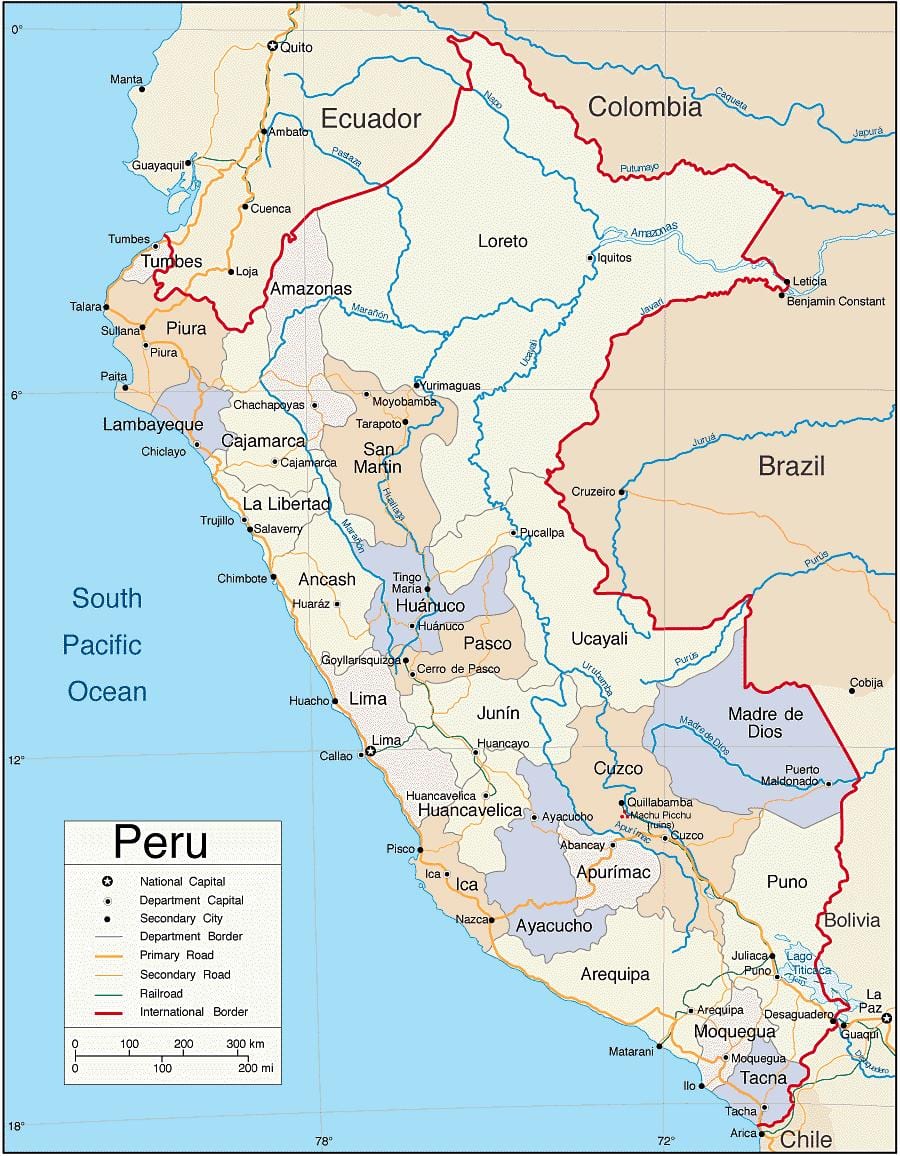 carte de moray Pérou