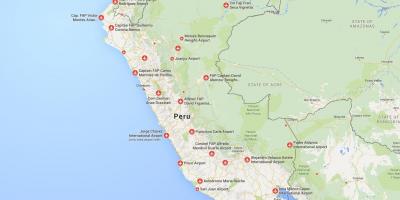 Les aéroports au Pérou à la carte